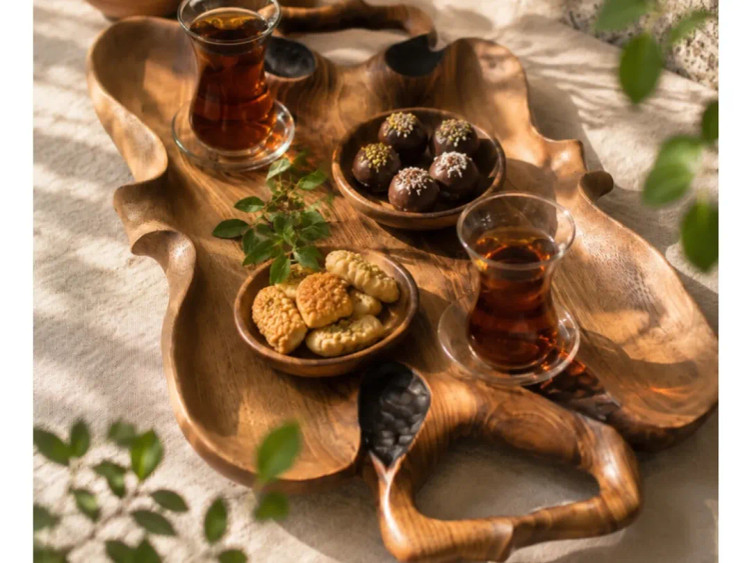سینی چای دستتراش برند آرن