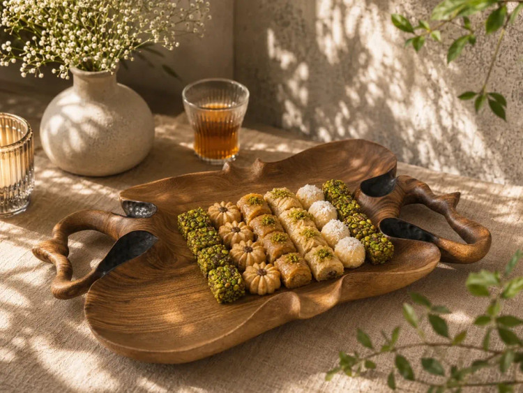 سینی چای دستتراش برند آرن